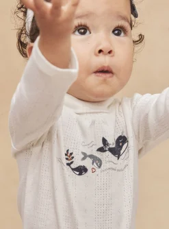 Body | Body-Sergent Major Ecru long-sleeved bodysuit