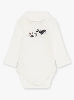 Body | Body-Sergent Major Ecru long-sleeved bodysuit