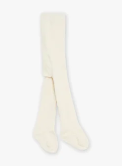 Socks & Tights | Socks & Tights-Sergent Major Ecru microfiber tights
