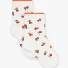 Underwear, Socks, Tights-Sergent Major Ecru socks with fruit print