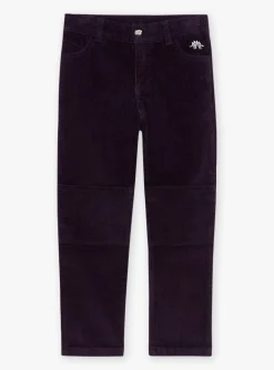 Trousers, Jeans-Sergent Major Eggplant straight-leg pants
