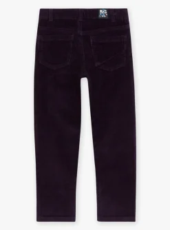 Trousers, Jeans-Sergent Major Eggplant straight-leg pants