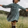 Dress-Sergent Major Emerald green floral print dress