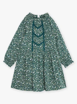 Dress-Sergent Major Emerald green floral print dress