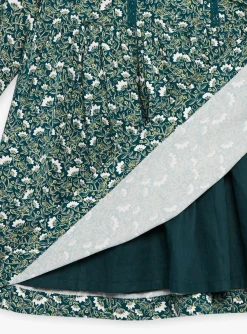 Dress-Sergent Major Emerald green floral print dress