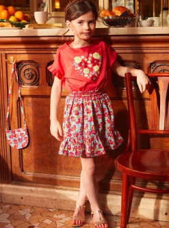 Skirt, Shorts-Sergent Major Floral flounced skirt