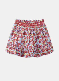 Skirt, Shorts-Sergent Major Floral flounced skirt
