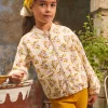 Knitwear, Sweater, Cardigan-Sergent Major Floral varsity-style jacket tubular knit fabric