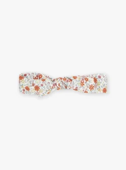 Hat, Headband, Scarf | Hat, Headband, Scarf-Sergent Major Flower-print vanilla headband