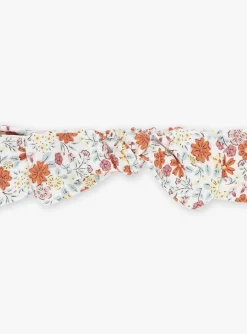 Hat, Headband, Scarf | Hat, Headband, Scarf-Sergent Major Flower-print vanilla headband