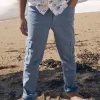 Trousers, Jeans-Sergent Major Frosted blue slim-fit cargo pants