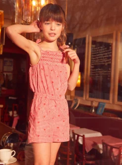 Dress-Sergent Major Gingham Heart Playsuit
