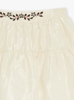 Skirt, Shorts-Sergent Major Gold ruffled skirt