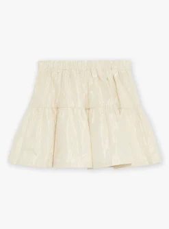 Skirt, Shorts-Sergent Major Gold ruffled skirt