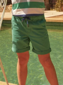 Bermuda Shorts-Sergent Major Green BERMUDA