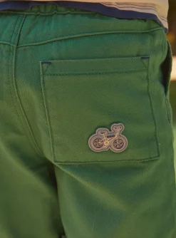 Bermuda Shorts-Sergent Major Green BERMUDA