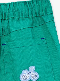 Bermuda Shorts-Sergent Major Green BERMUDA