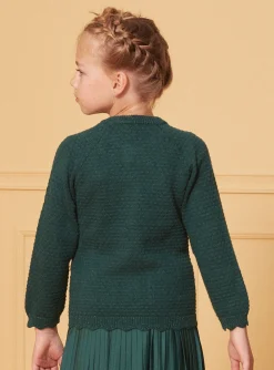 Knitwear, Sweater, Cardigan-Sergent Major Green CARDIGAN