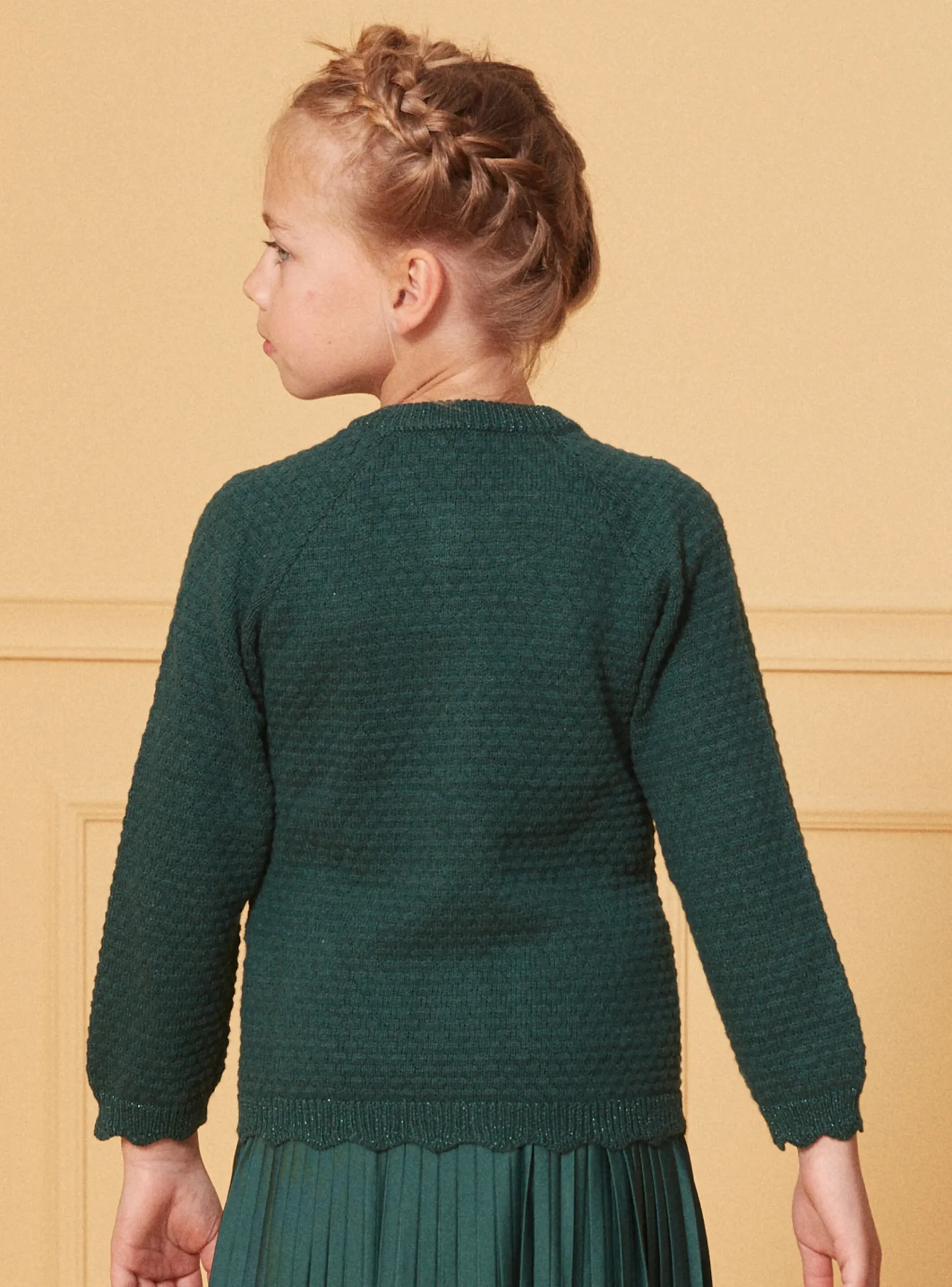 Knitwear, Sweater, Cardigan-Sergent Major Green CARDIGAN