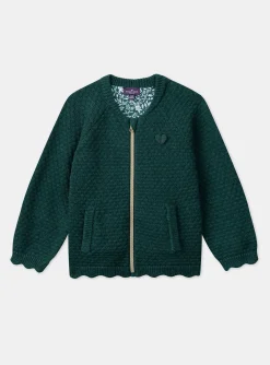 Knitwear, Sweater, Cardigan-Sergent Major Green CARDIGAN