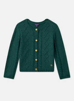 Knitwear, Sweater, Cardigan-Sergent Major Green CARDIGAN