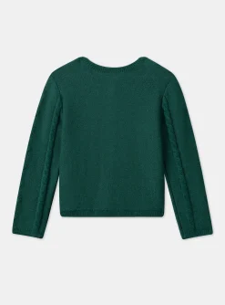 Knitwear, Sweater, Cardigan-Sergent Major Green CARDIGAN