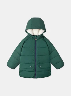 Coat, Parka, Jacket-Sergent Major Green DOWN JACKET
