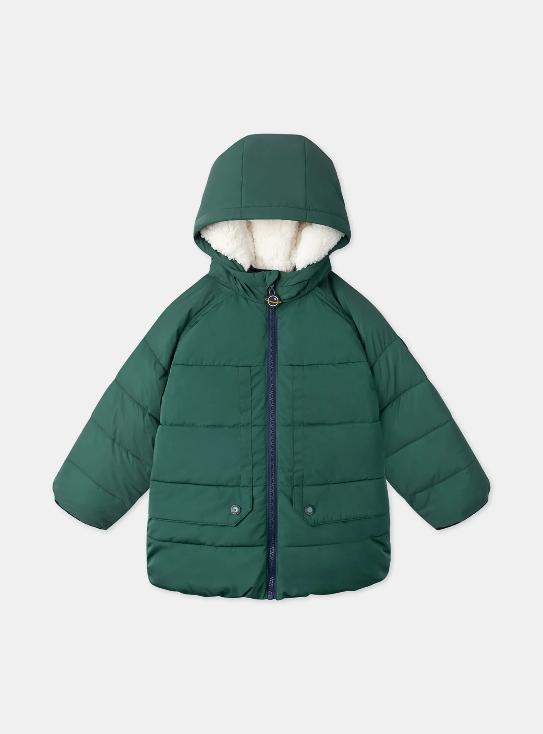 Coat, Parka, Jacket-Sergent Major Green DOWN JACKET