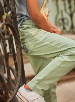 Trousers, Jeans-Sergent Major Green fleece pants