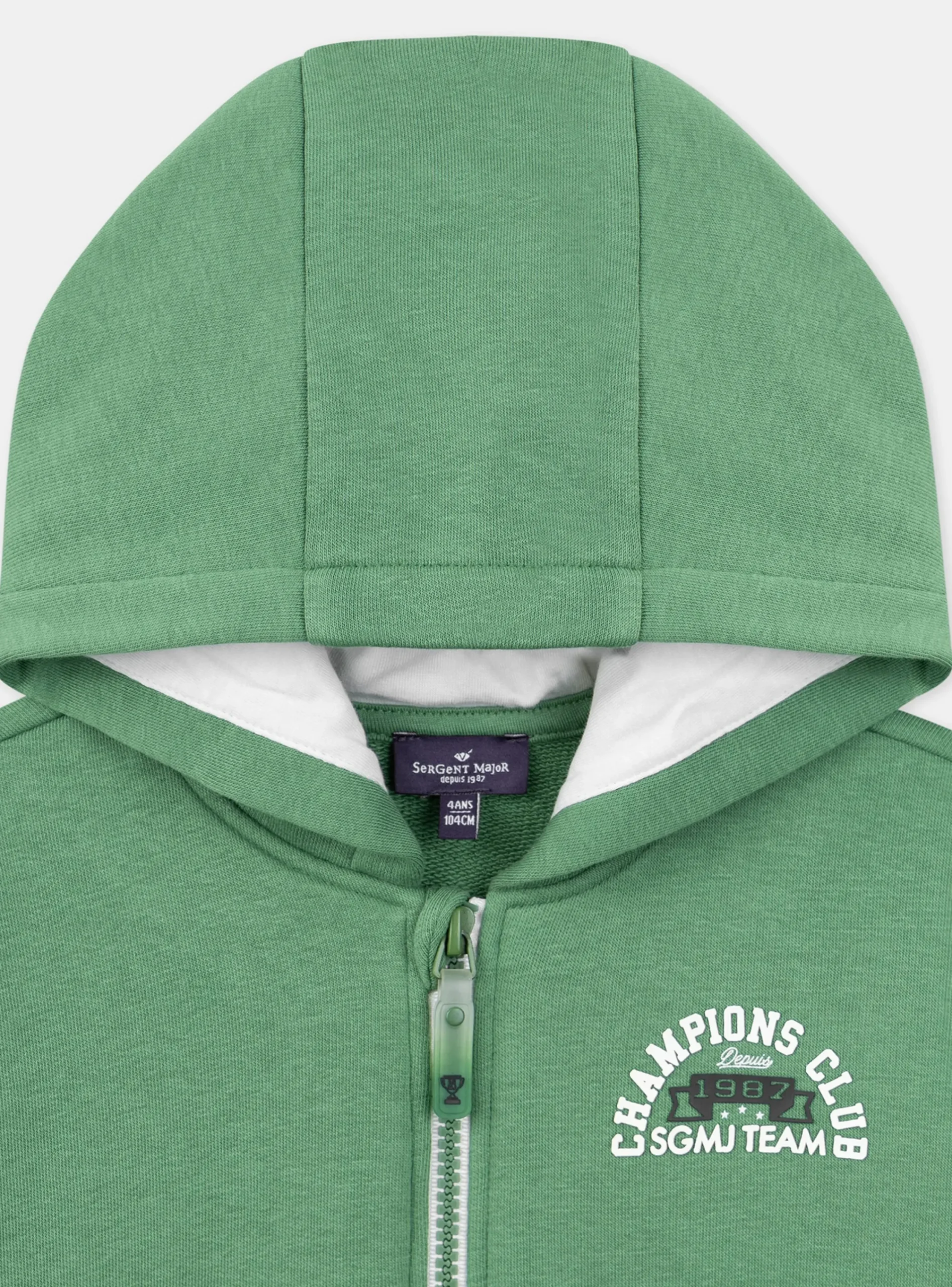Sweatpants-Sergent Major Green hooded sweatshirt