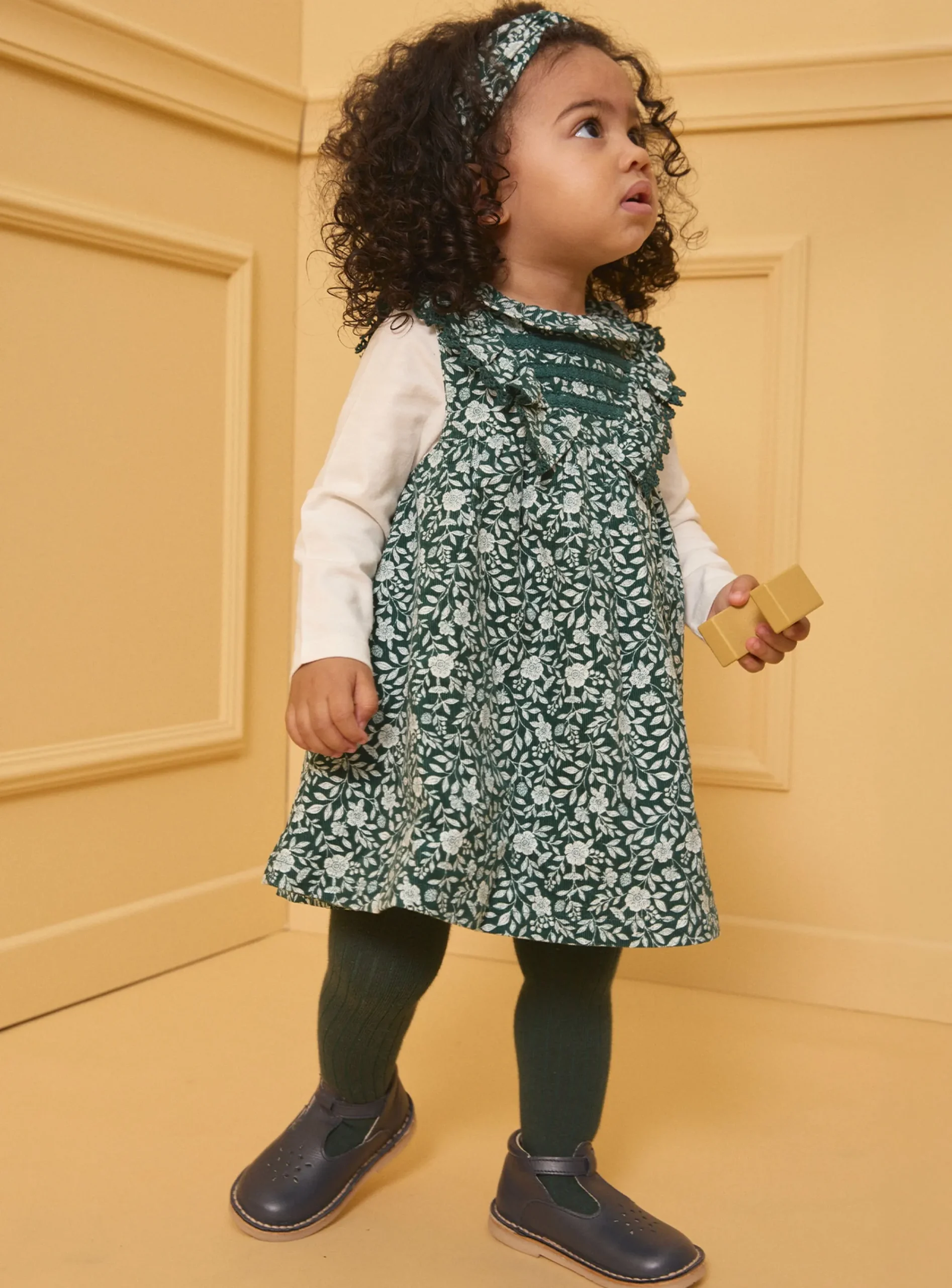 Dress | Dress-Sergent Major Green JUMPER DRESS
