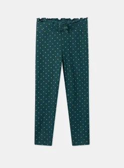 Trousers, Jeans And Legging-Sergent Major Green LEGGINGS (bottom)