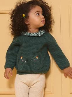 Knitwear, Sweater, Cardigan | Knitwear, Sweater, Cardigan-Sergent Major Green PULLOVER