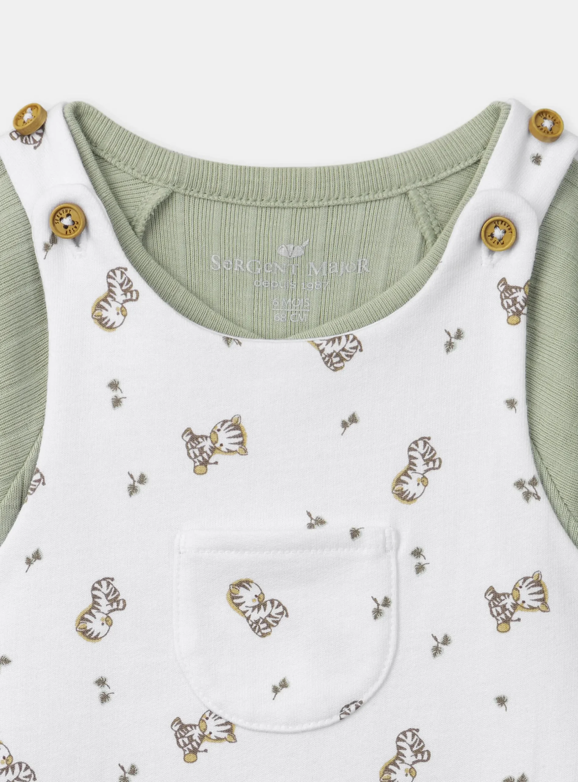 Suits And Ensembles-Sergent Major Green SET