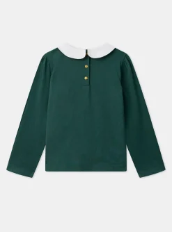 Shirt, T-shirt-Sergent Major Green TEE SHIRT LS