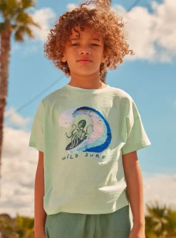 T-shirt, Polo Shirt-Sergent Major Green TEE SHIRT SS