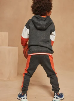 Sweatpants-Sergent Major Grey and orange jogging suit