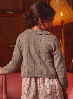 Knitwear, Sweater, Cardigan-Sergent Major Grey CARDIGAN