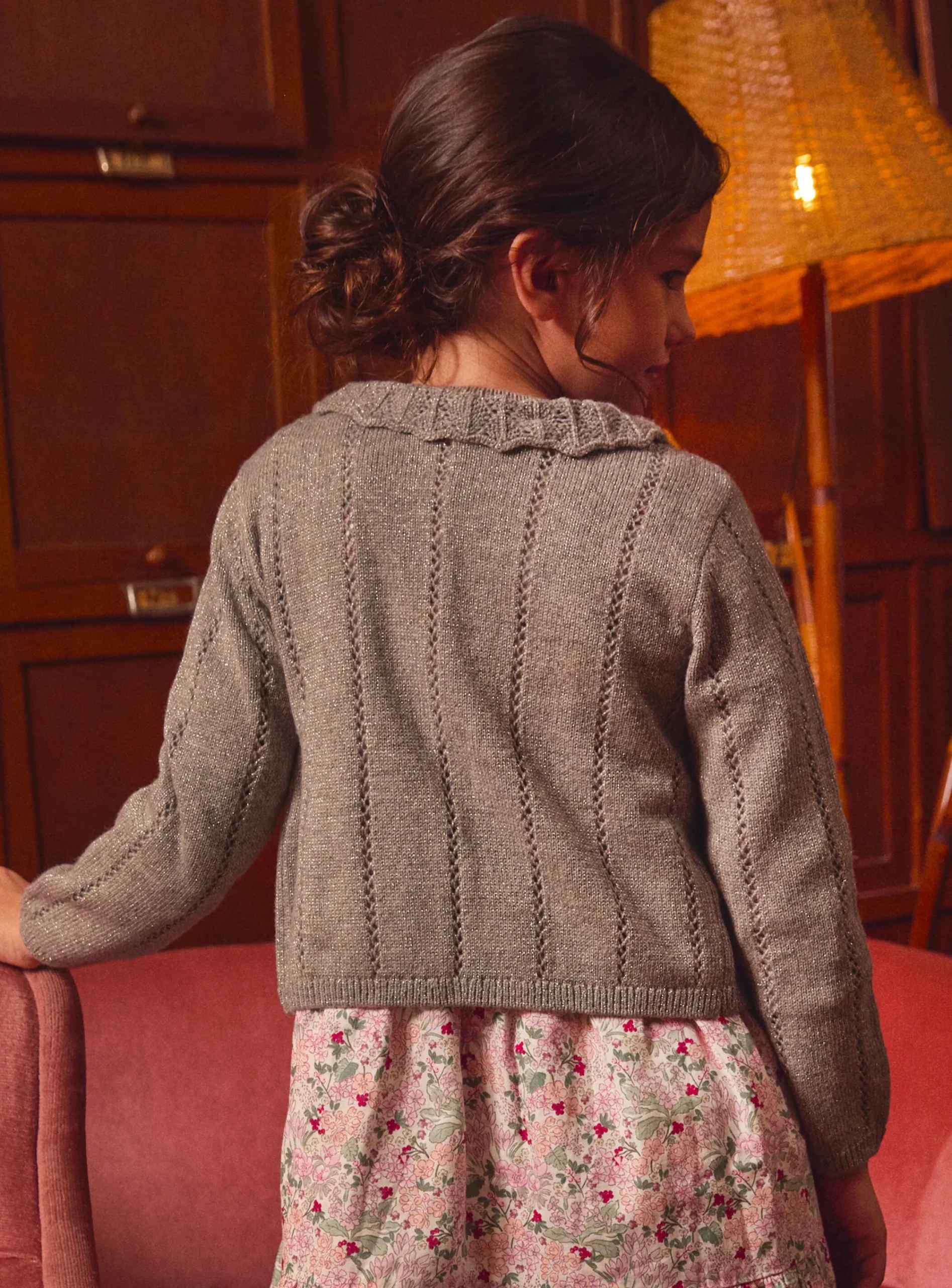 Knitwear, Sweater, Cardigan-Sergent Major Grey CARDIGAN