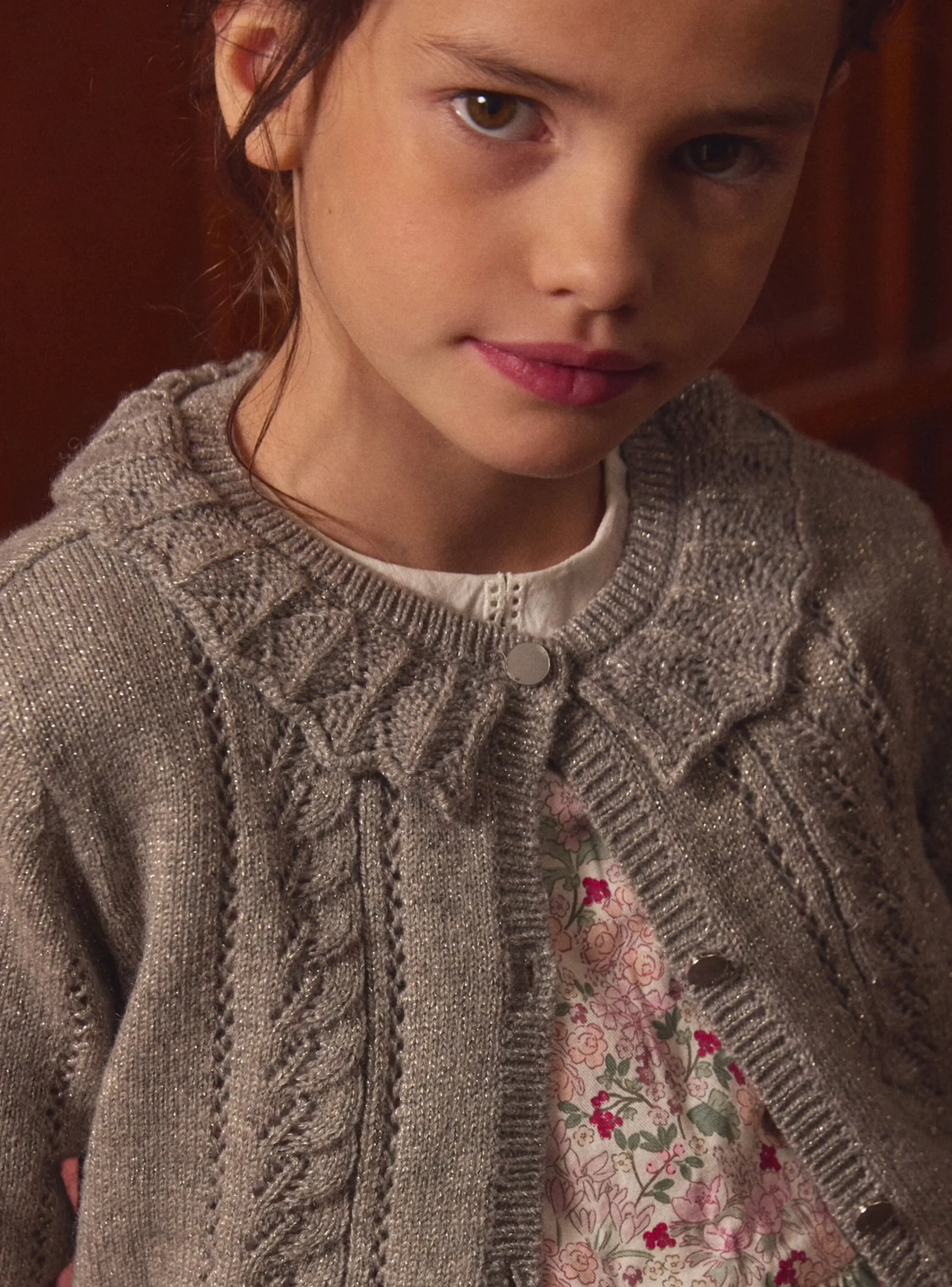 Knitwear, Sweater, Cardigan-Sergent Major Grey CARDIGAN