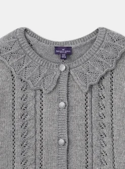 Knitwear, Sweater, Cardigan-Sergent Major Grey CARDIGAN