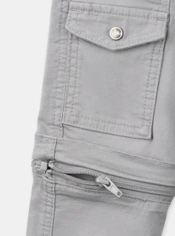 Trousers, Jeans-Sergent Major Grey cargo trousers