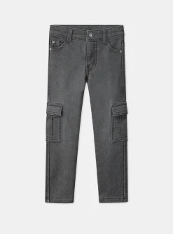 Trousers, Jeans-Sergent Major Grey denim JEANS