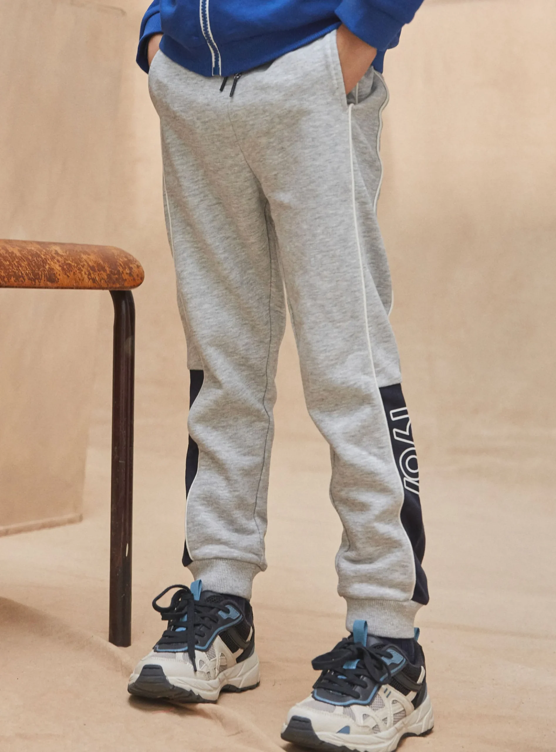 Sweatpants-Sergent Major Grey JOGGING PANTS