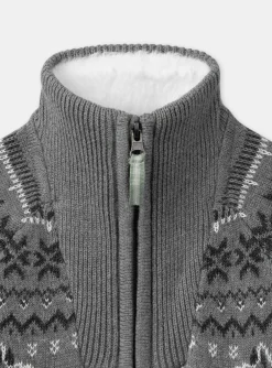 Knitwear, Sweater, Cardigan-Sergent Major Grey KIDS CARDIGAN