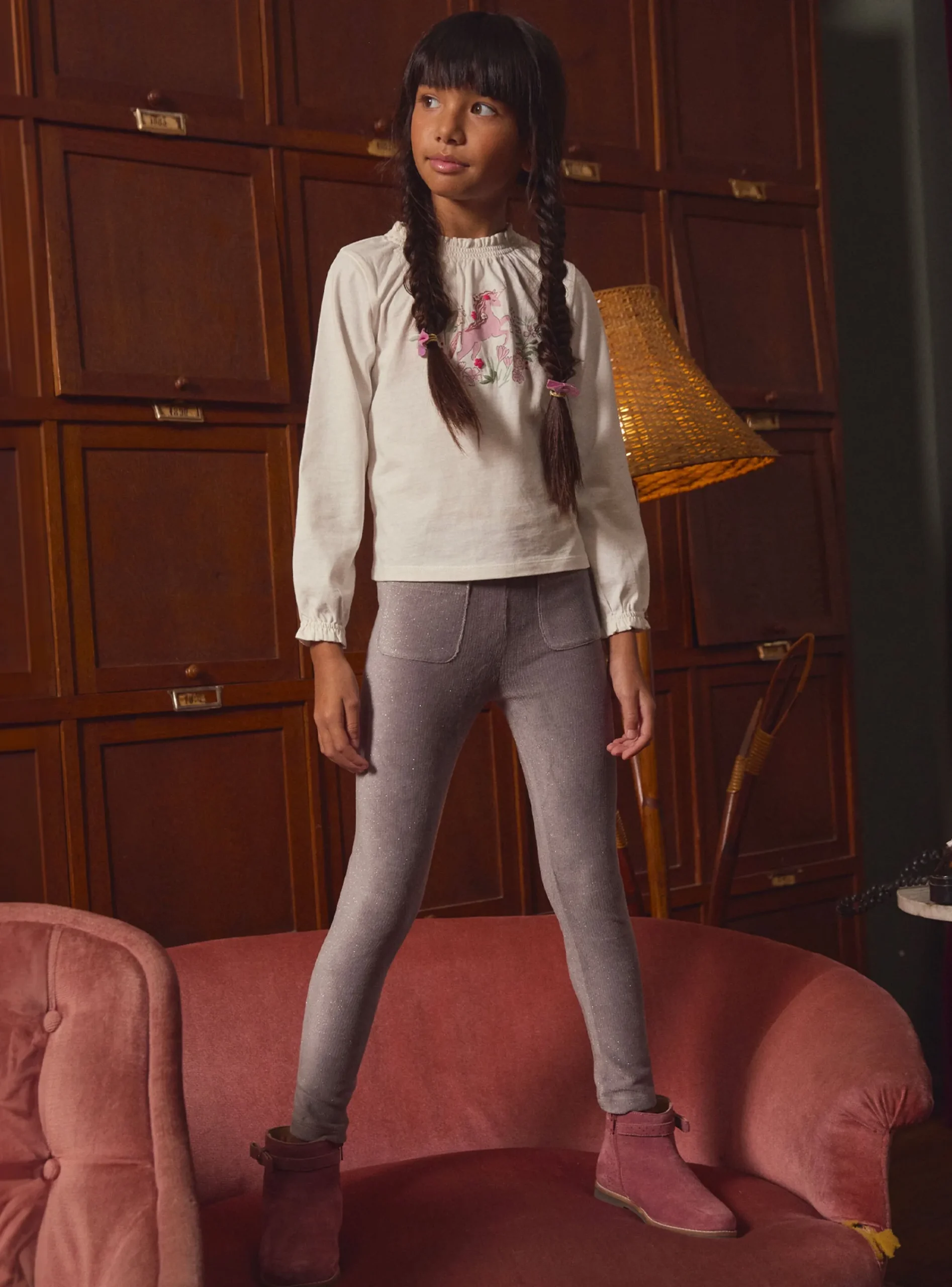 Trousers, Jeans And Legging-Sergent Major Grey LEGGINGS (bottom)