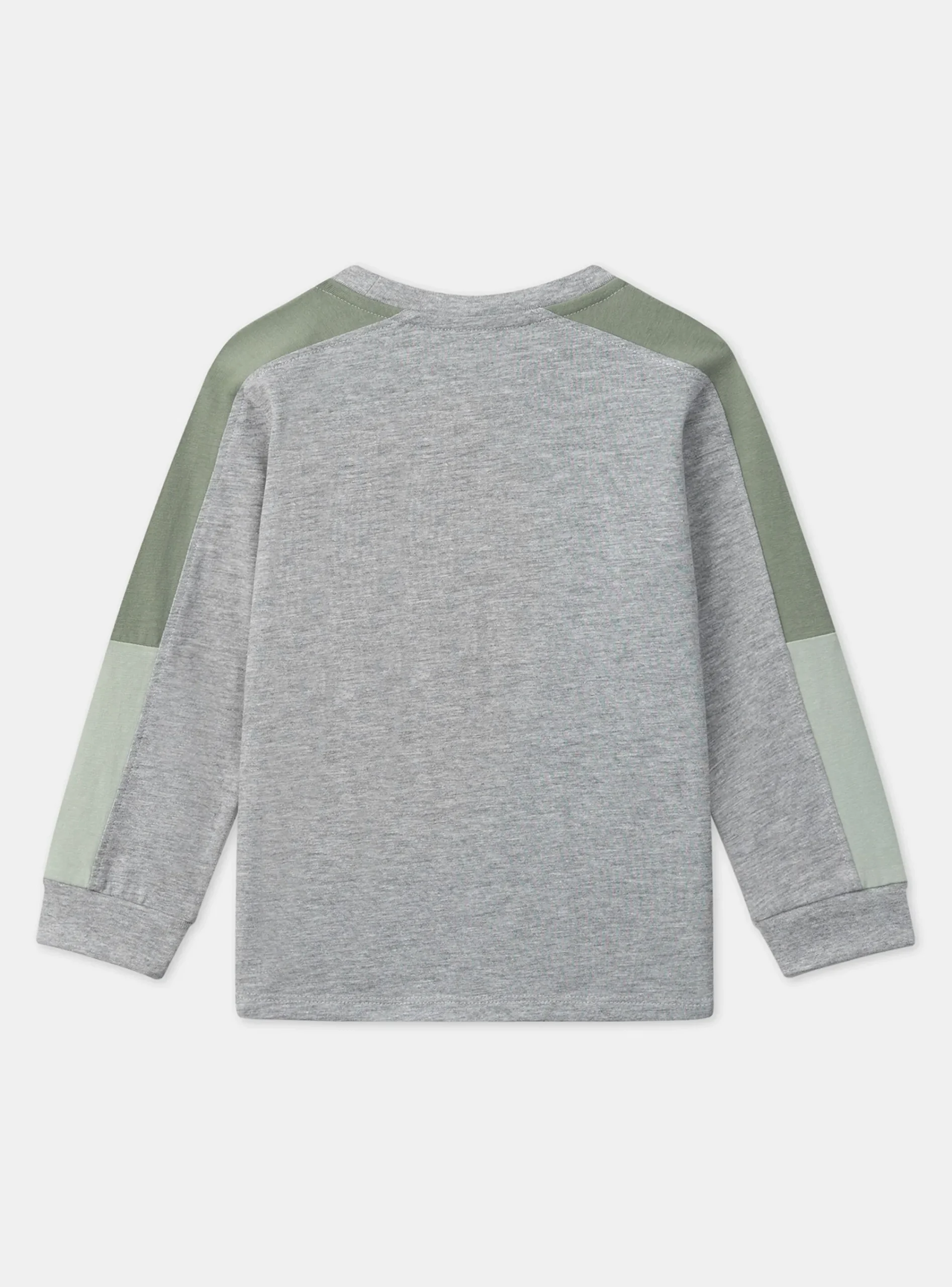 T-shirt, Polo Shirt-Sergent Major Grey TEE SHIRT LS