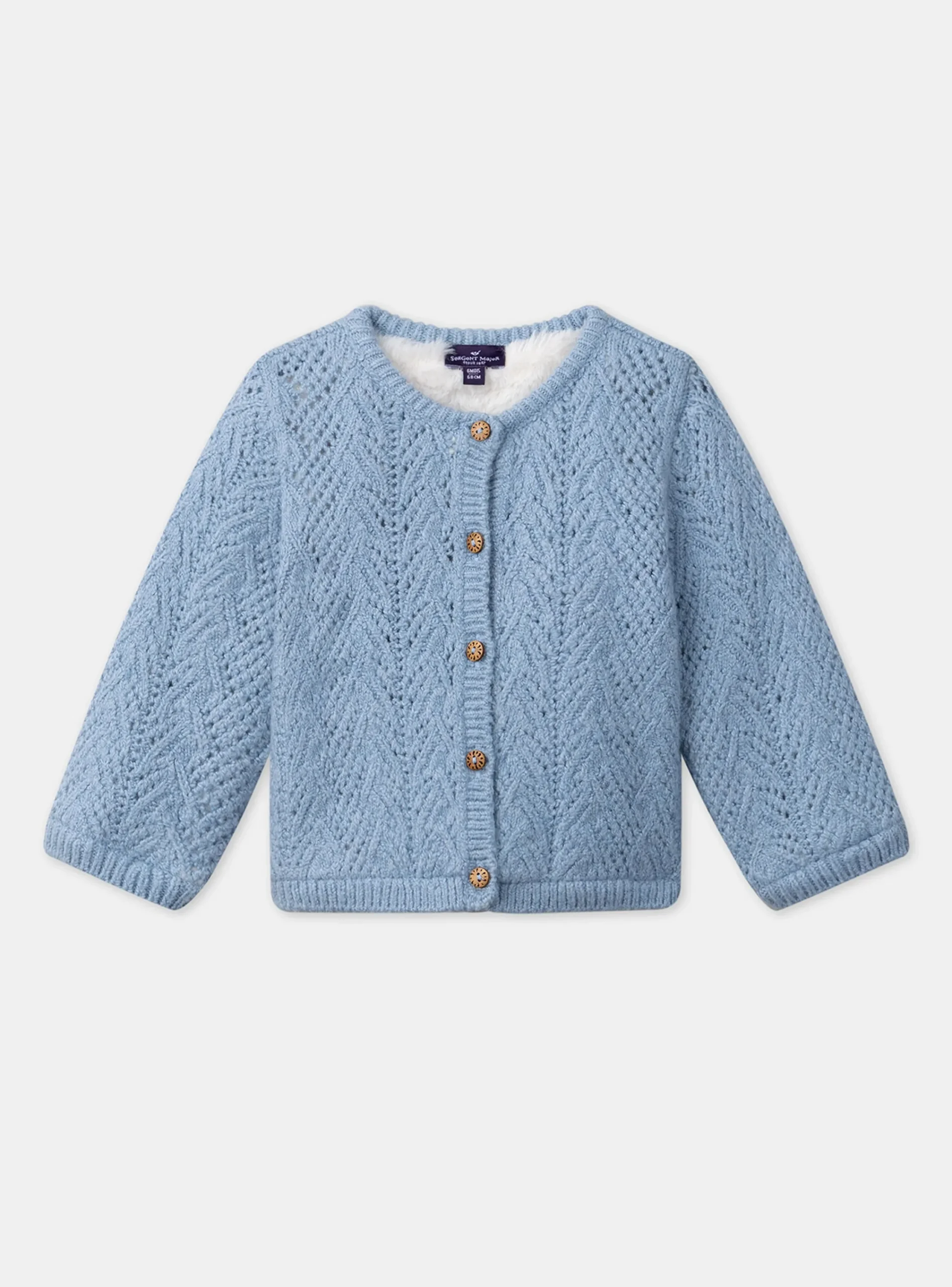 Knitwear, Sweater, Cardigan | Knitwear, Sweater, Cardigan-Sergent Major Greyish blue CARDIGAN