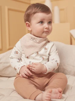 Suits And Ensembles-Sergent Major Hazelnut and ecru top, pants and bandana set