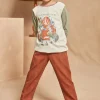 Pajamas-Sergent Major Hazelnut pyjamas in jersey and flannel